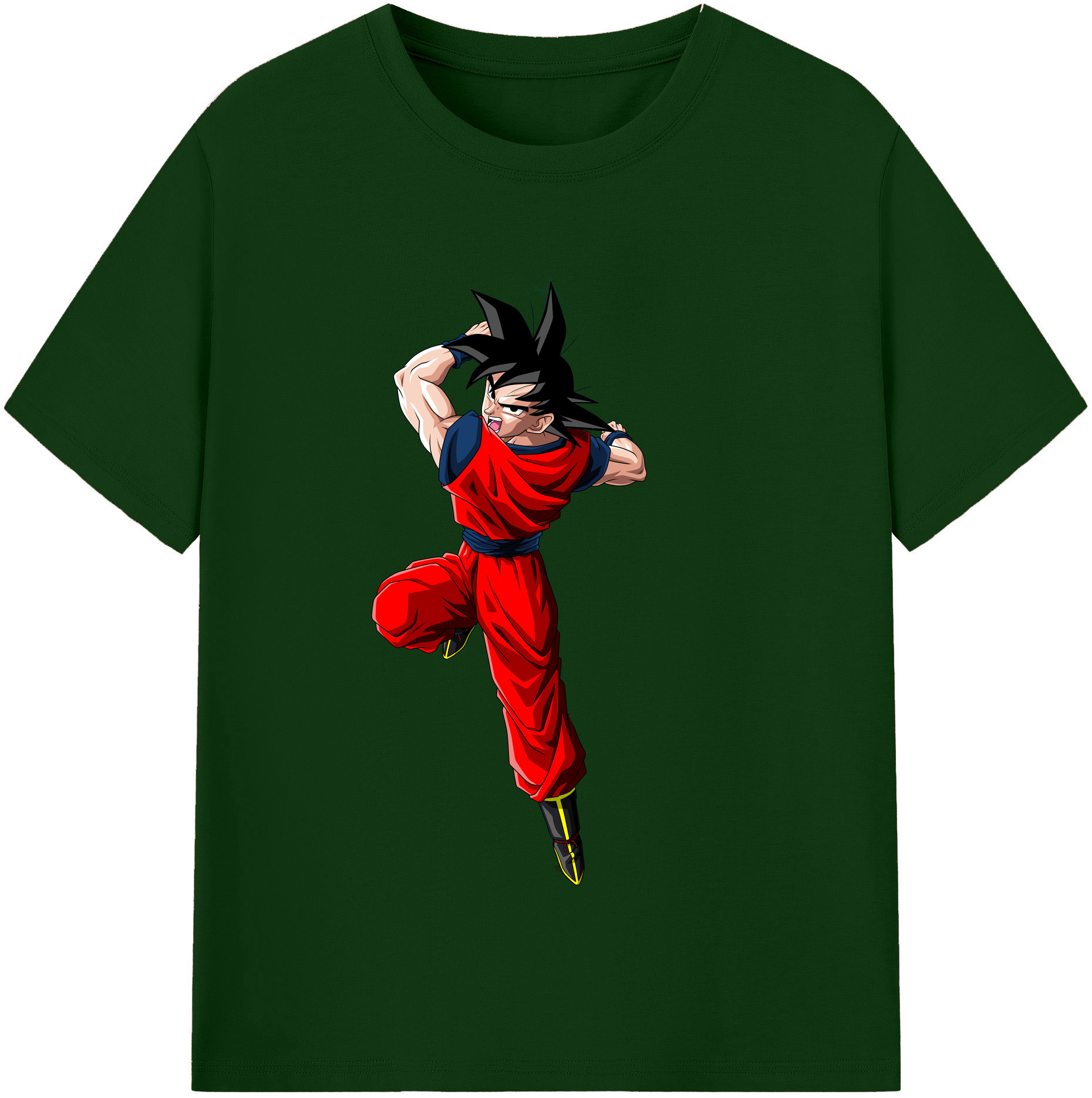 （画像用） ドラゴンボール 孫悟空（そん ごくう）Son Goku カカロット DRAGON BALL Kakarotto 綿100％半袖Tシャツ（フロントプリント）